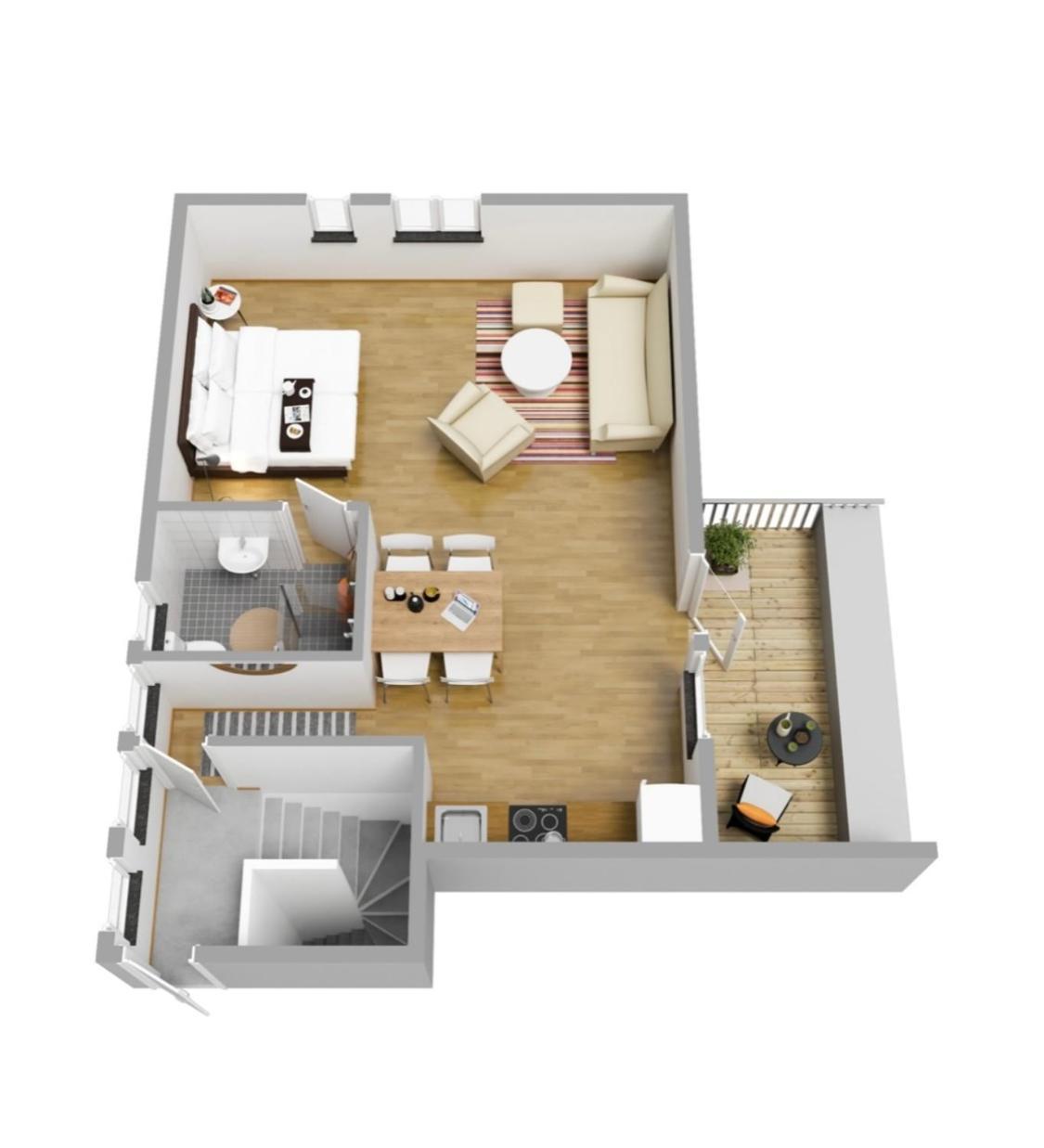 Hamnhuset Bjoerkoe Apartment Bjorko  Luaran gambar
